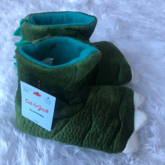 Dinosaur feet slippers Baby 12-24 months - Picture 5 of 9